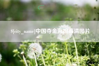 黔西中国夺金海报高清图片
