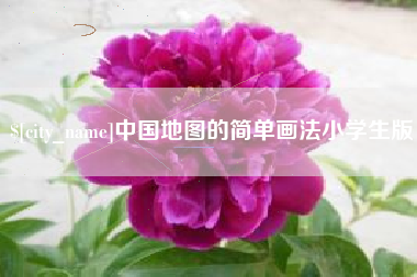 黔西中国地图的简单画法小学生版