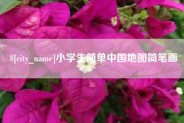 黔西小学生简单中国地图简笔画