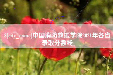 黔西中国消防救援学院2021年各省录取分数线