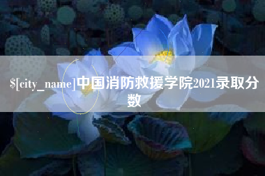 黔西中国消防救援学院2021录取分数