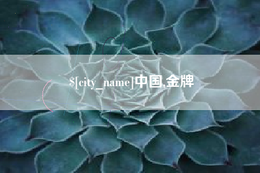 黔西中国,金牌