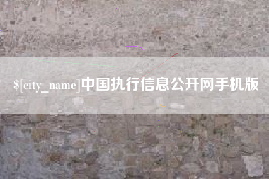 黔西中国执行信息公开网手机版