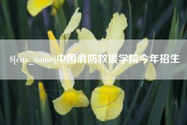 黔西中国消防救援学院今年招生