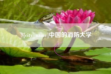 黔西中国的消防大学