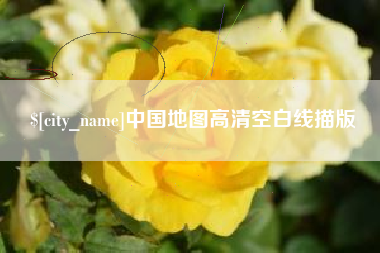 黔西中国地图高清空白线描版