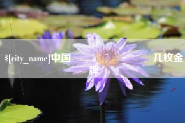 黔西中国🇨🇳几枚金牌