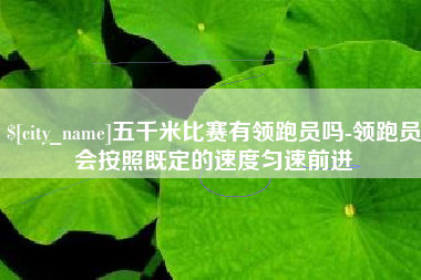 黔西五千米比赛有领跑员吗-领跑员会按照既定的速度匀速前进