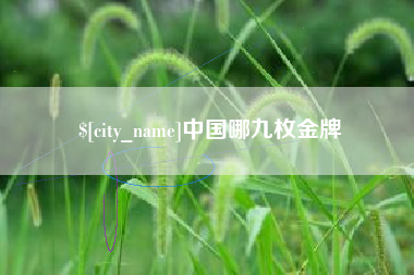 黔西中国哪九枚金牌