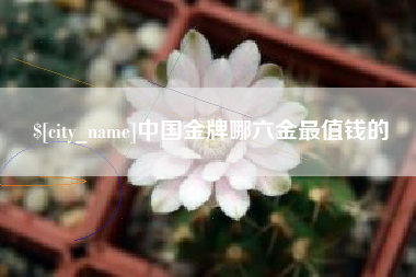 黔西中国金牌哪六金最值钱的
