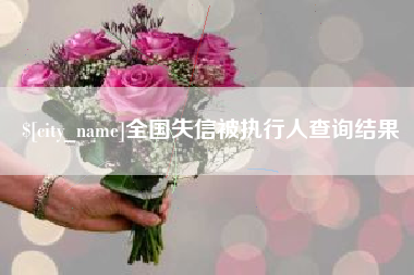 黔西全国失信被执行人查询结果