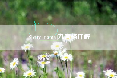 黔西九宫格详解