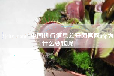 黔西中国执行信息公开网官网app为什么要钱呢