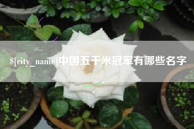 黔西中国五千米冠军有哪些名字